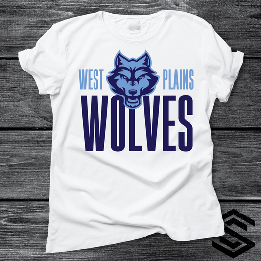 West Plains Wolf Tee